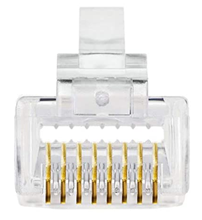 WT-6086-C – Modular Plug – RJ45 – EZ Crimp - Cat 6 - Loja da Conexão Elétrica