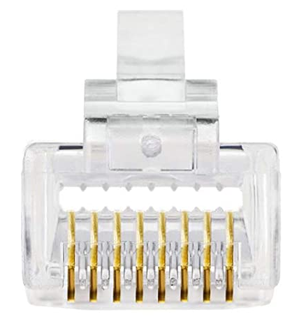 WT-6086-C – Modular Plug – RJ45 – EZ Crimp - Cat 6 - Loja da Conexão Elétrica