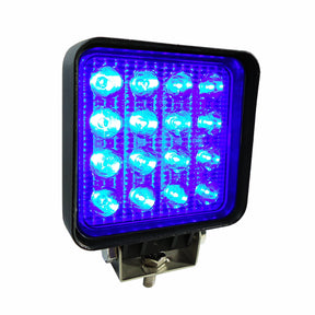 DNI 4152 – Farol de Trabalho Quadrado LED Azul – 10 a 80Vdc