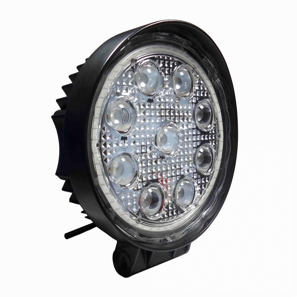 DNI 4177 - Farol de Trabalho Redondo LED 27W - 9 A 48VDC