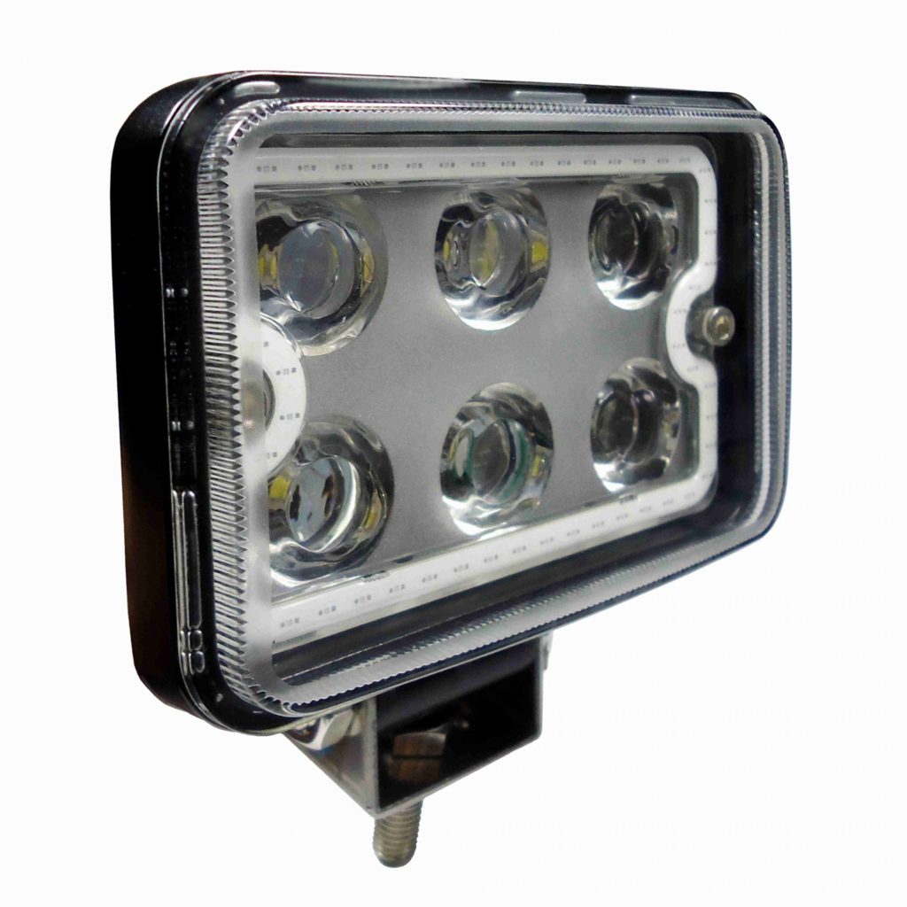 DNI 4182 - Farol de Trabalho Retangular LED 18W - 9 A 48VDC