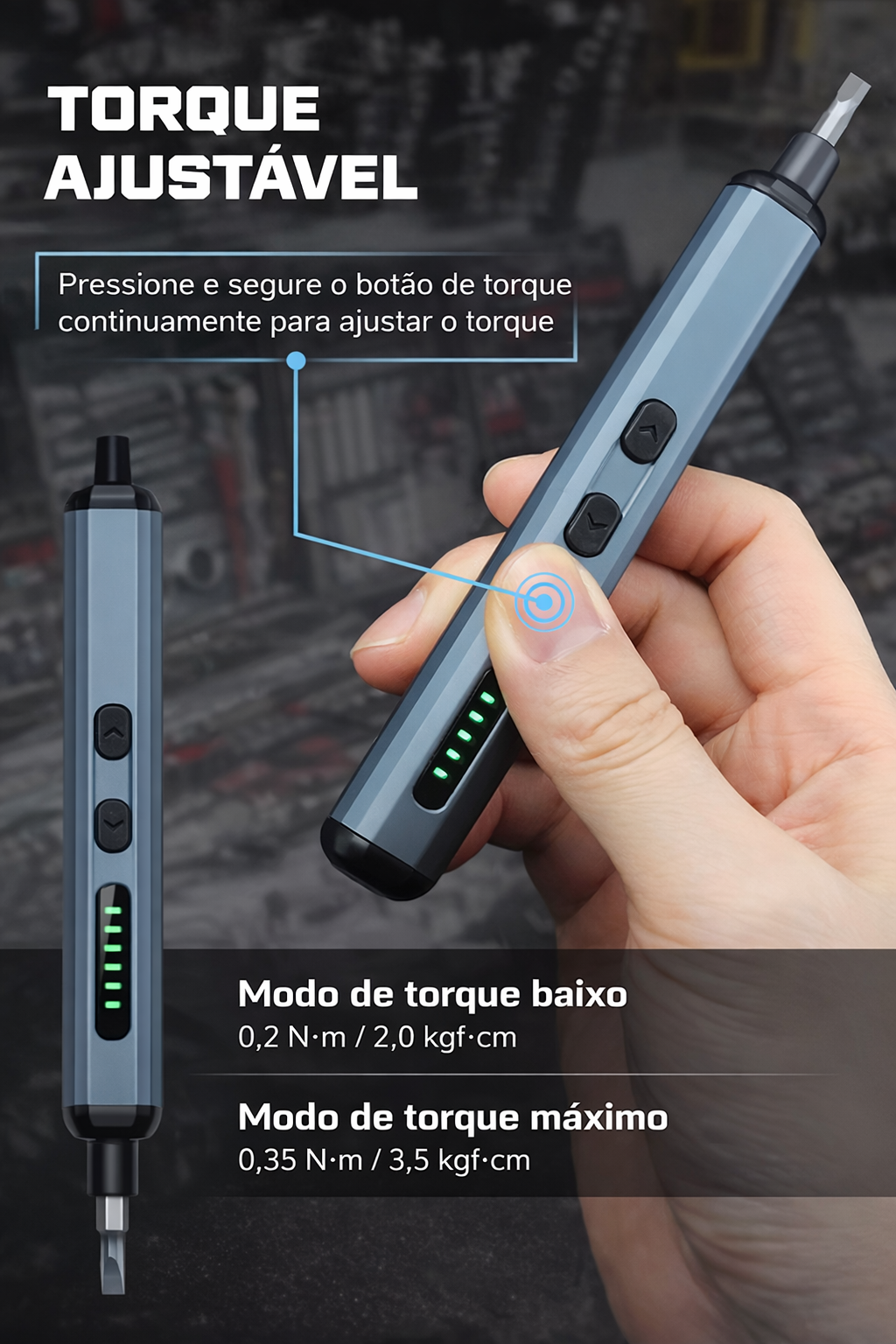 Kit Chave de Fenda Elétrica de Precisão