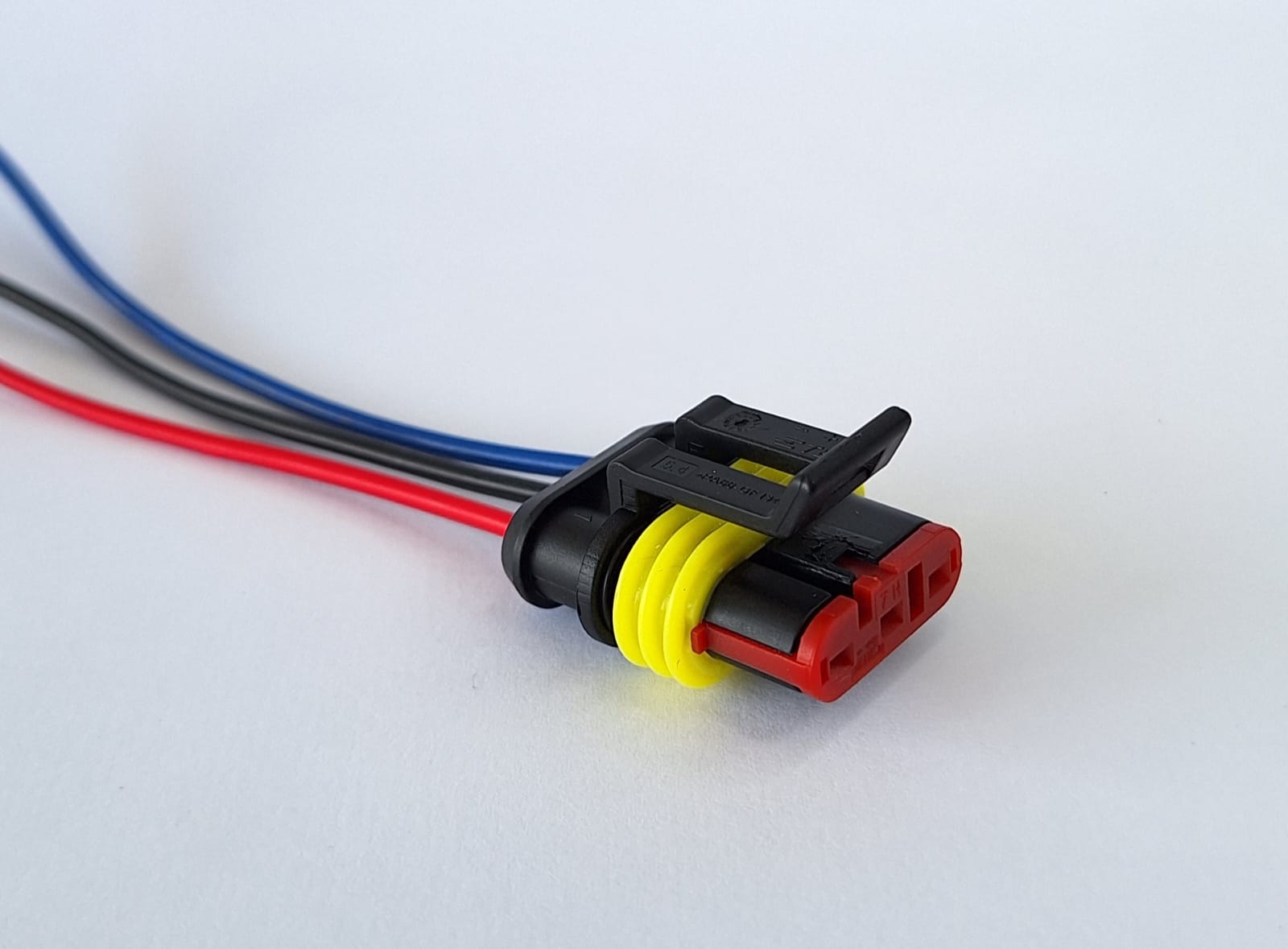 Kit Chicote Completo – 3 Vias | Conector Macho e Fêmea com Cabos – Automotivo & Agrícola