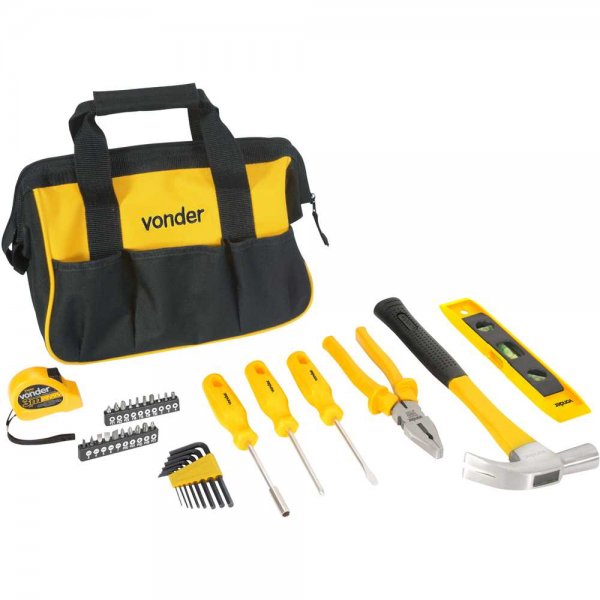 Bolsa Organizadora com Kit de Ferramentas 36 Peças Vonder