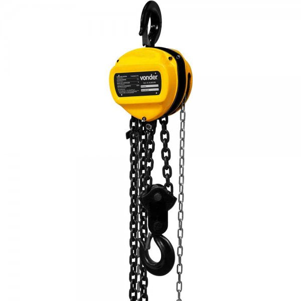 Talha Manual 2 Toneladas Elevação 5m Vonder
