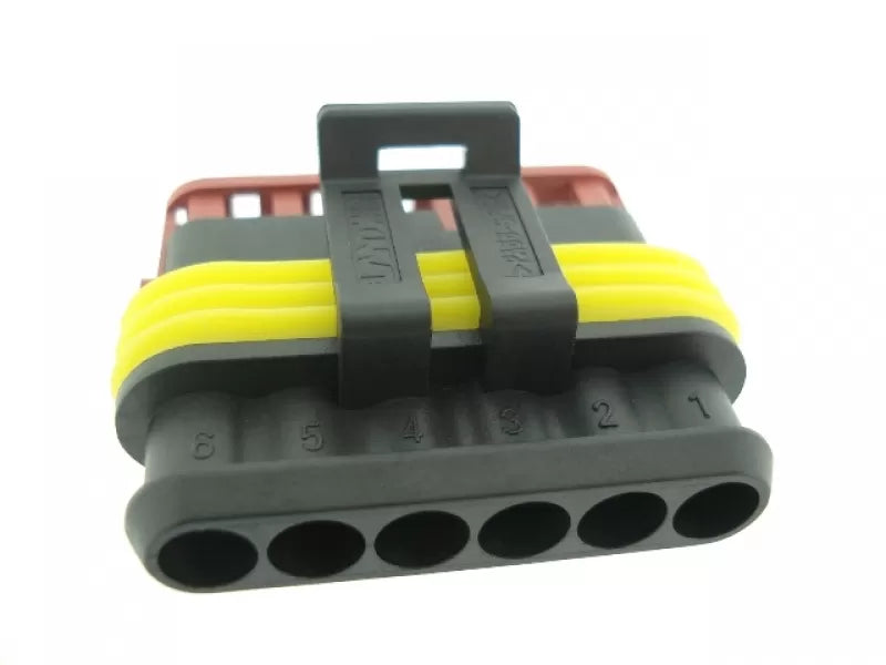 Conector Selado 6 Vias Automotivo Fêmea
