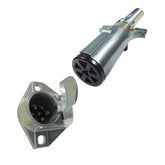 DNI 8351 - Tomada de Engate Super Reforçada Alumínio Polido + Zinco Polarizada