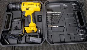 Parafusadeira/Furadeira de Impacto PFV120I a Bateria 12V 3/8 Pol. com Carregador Bivolt Maleta e Acessórios VONDER-PFV120I