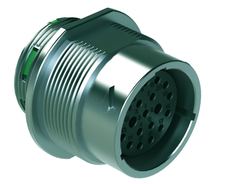 Conector Circular Metálico Macho 20 vias - 18-20SN