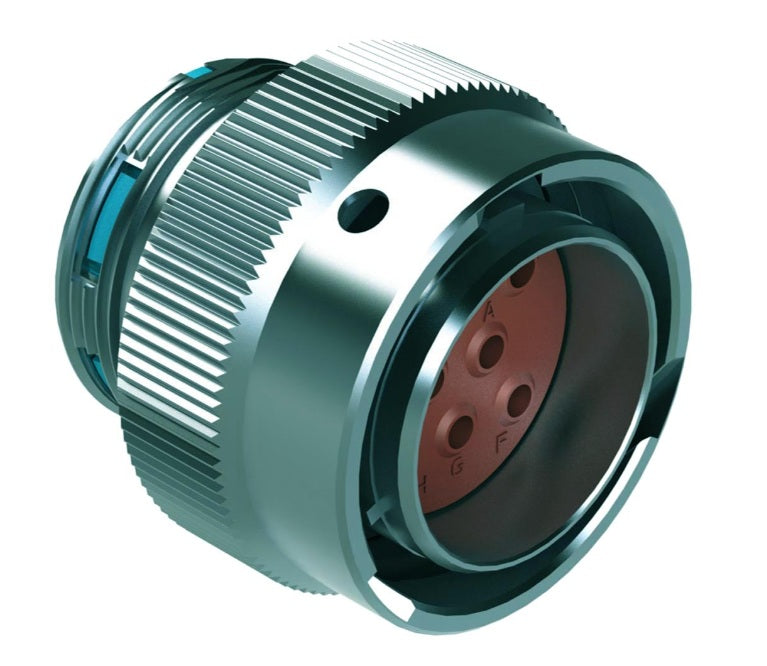 Conector Circular Fêmea Metálico 8 Vias - 18-8PE