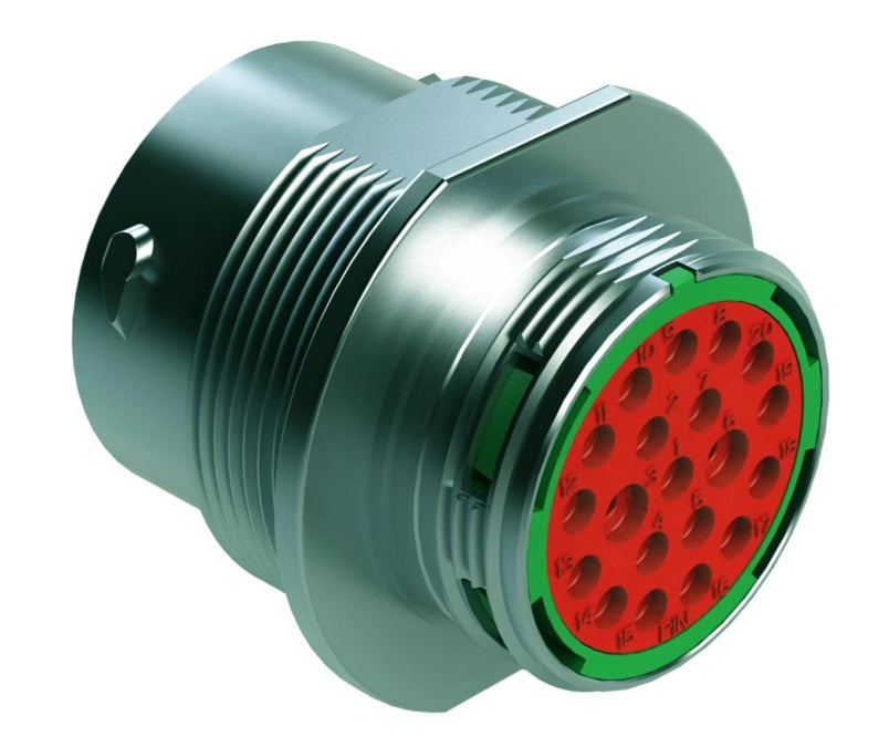 Conector Circular Metálico Macho 20 Vias - 18-20PN