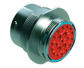 Conector Circular Metálico Macho 21 Vias - 24-21PE