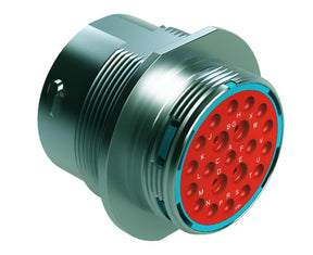 Conector Circular Metálico Macho 21 Vias - 24-21PE