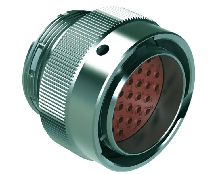 Conector Circular Fêmea Metálico 31 Vias - 24-31PT