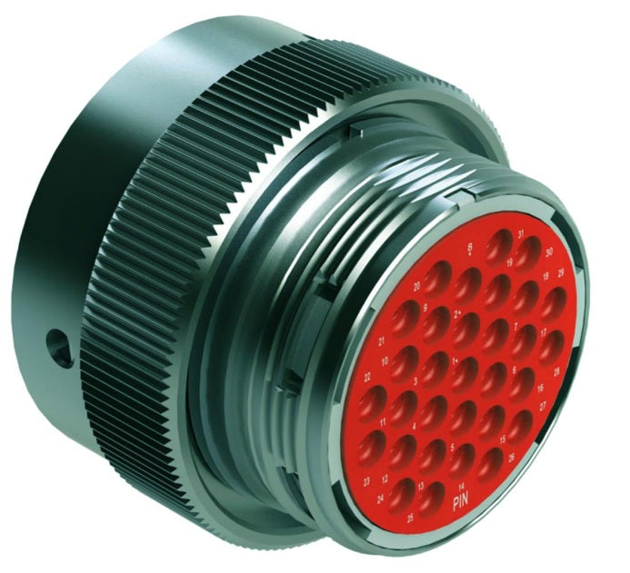 Conector Circular Fêmea Metálico 31 Vias - 24-31PT