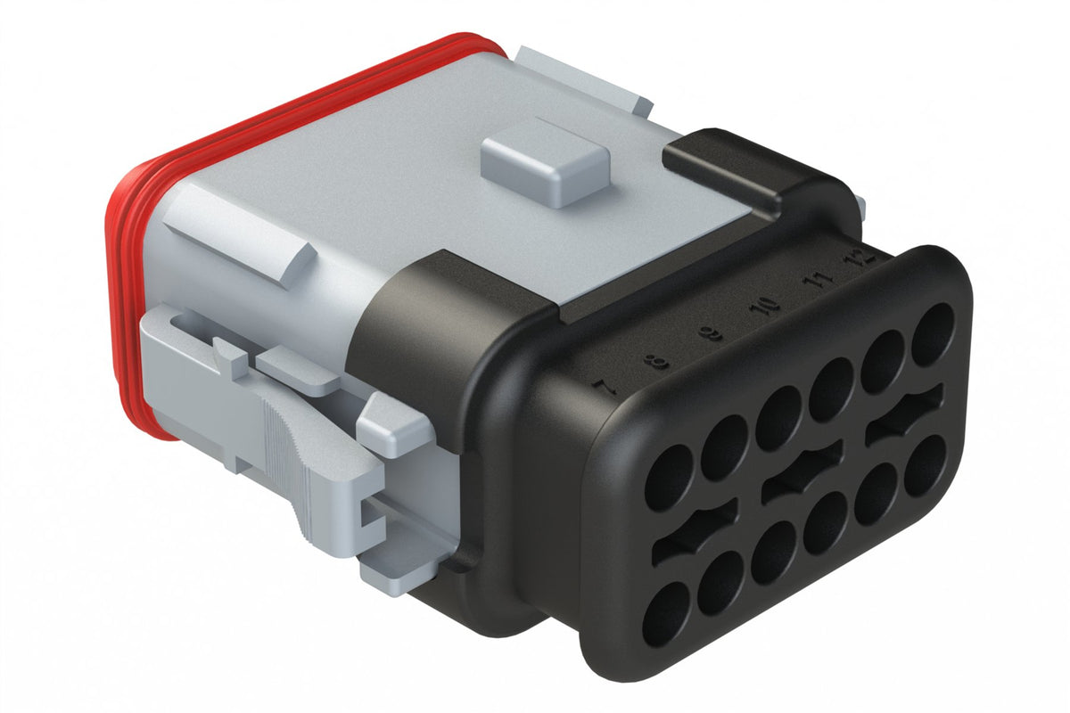 Conector 12 vias - AT06-12SA-SR2GY - Loja da Conexão Elétrica