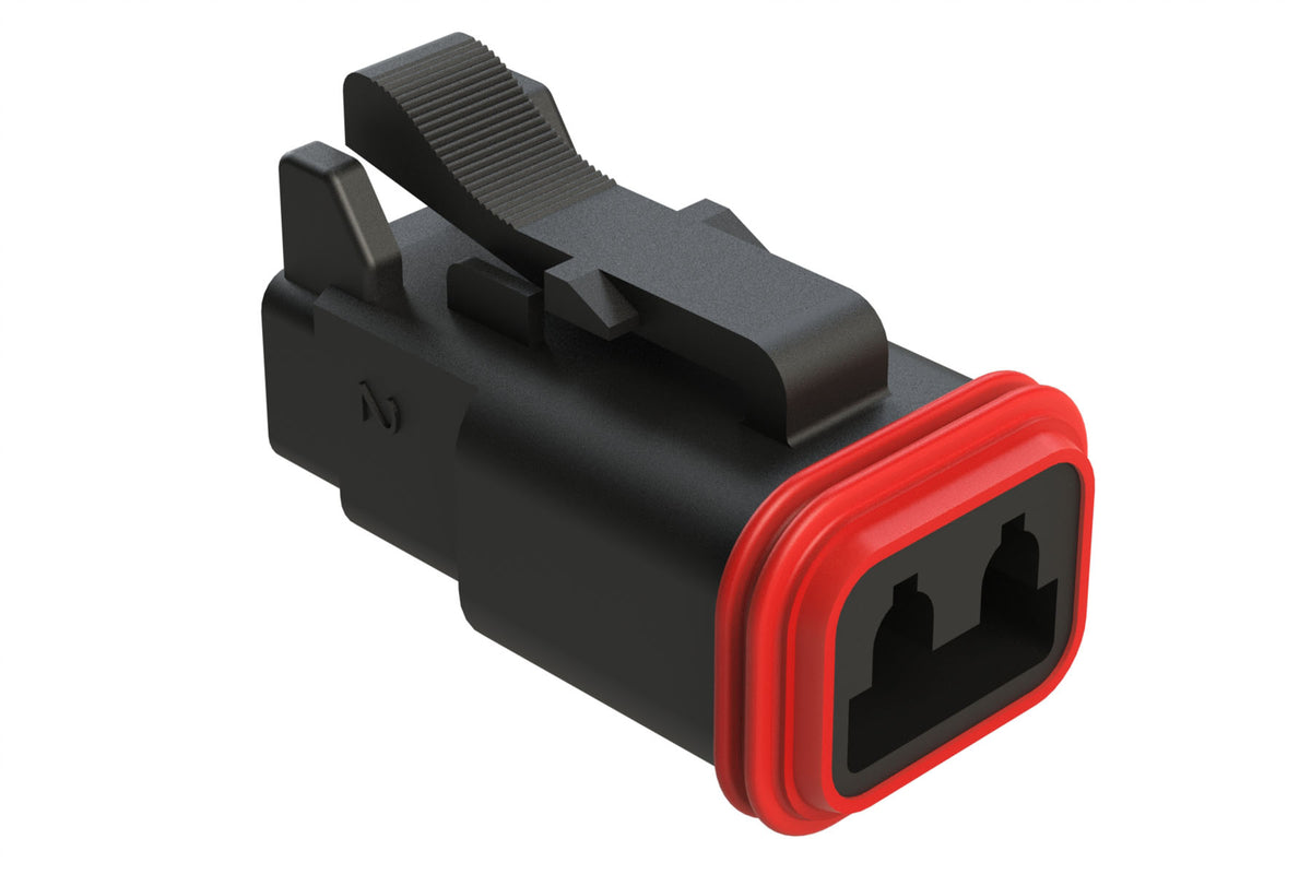 Conector 2 vias - AT06-2S-MM03BLK - Loja da Conexão Elétrica