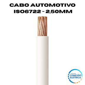 Cabo Automotivo ER 2,50mm2 600v ISO6722 - Loja da Conexão Elétrica