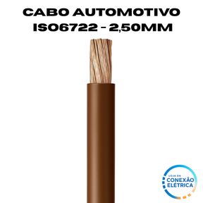 Cabo Automotivo ER 2,50mm2 600v ISO6722 - Loja da Conexão Elétrica