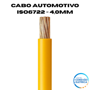 Cabo Automotivo ER 4,00mm2 600v ISO6722 - Loja da Conexão Elétrica