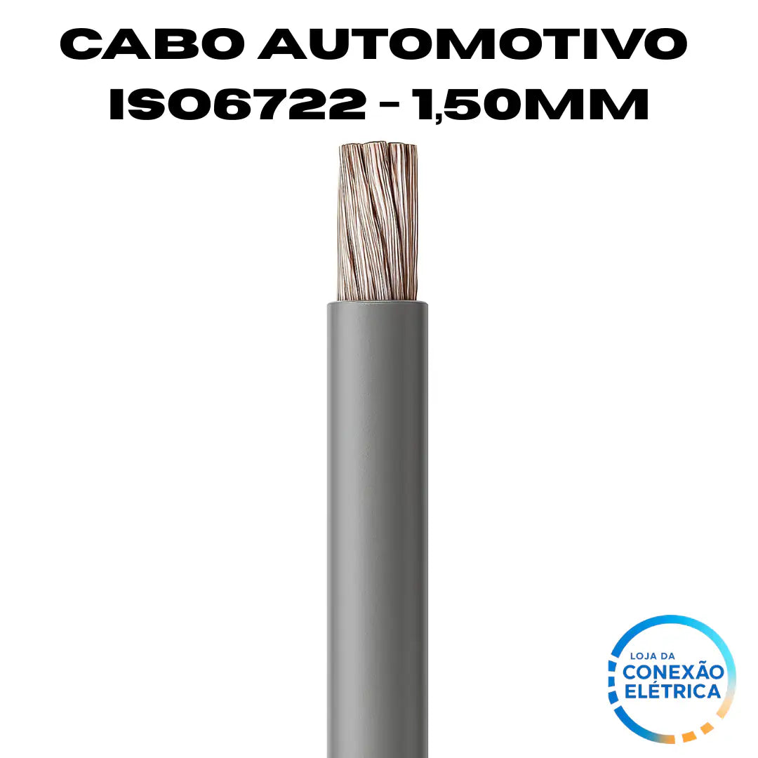 Cabo Automotivo ER 1,50mm2 600v ISO6722 - Loja da Conexão Elétrica