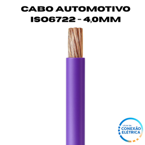 Cabo Automotivo ER 4,00mm2 600v ISO6722 - Loja da Conexão Elétrica