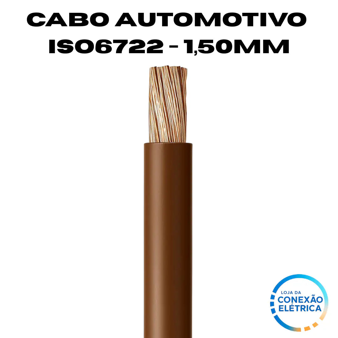 Cabo Automotivo ER 1,50mm2 600v ISO6722 - Loja da Conexão Elétrica