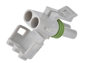 Conector Fêmea 2 Vias Cinza - 12103784 - Loja da Conexão Elétrica