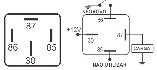 DNI 0149 - Relé Auxiliar Estado Sólido - 12V