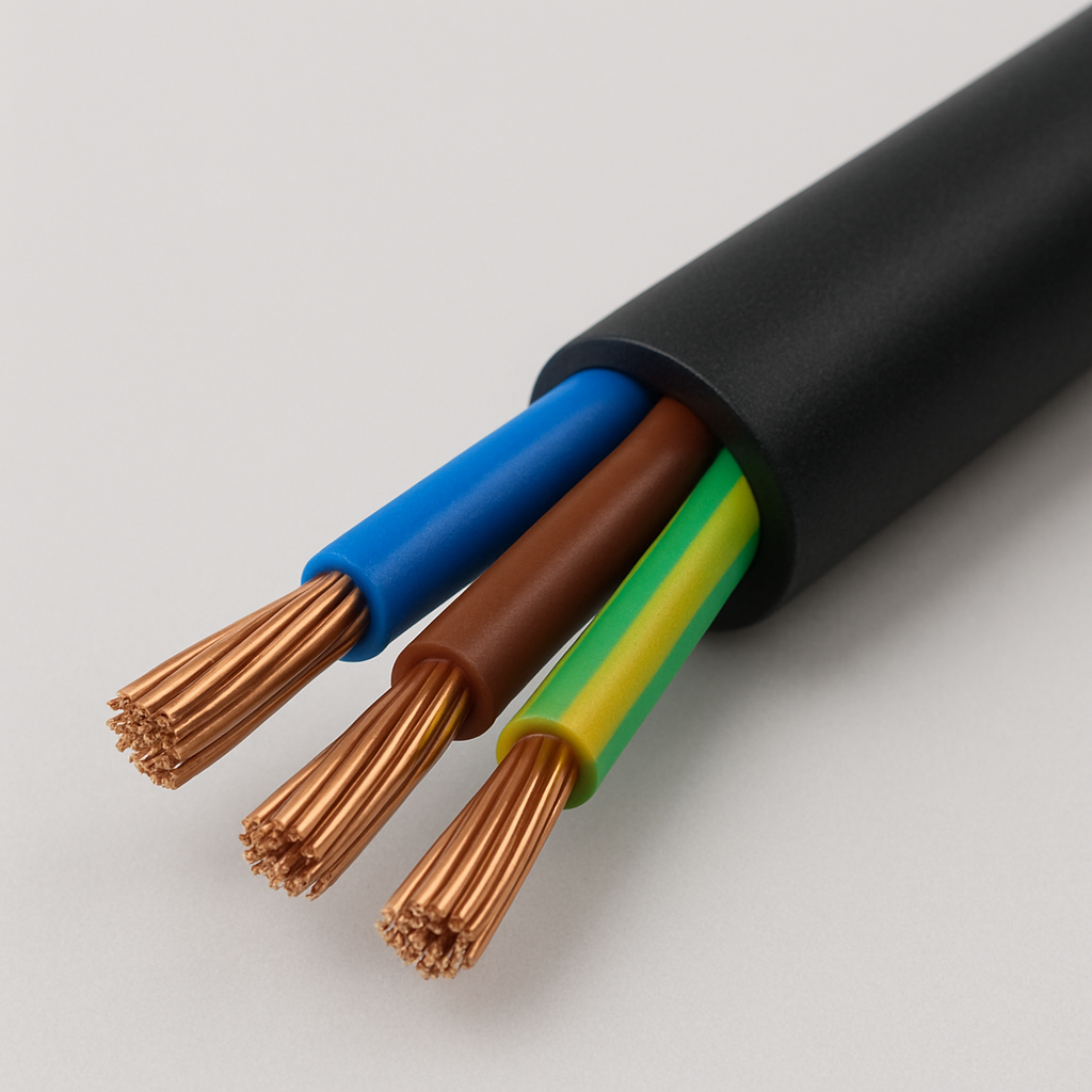 Cabo PP 3X1,50mm² 70°C 500V NM 247 - MR, AZ, VD/AM