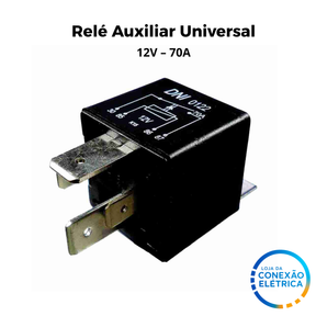 DNI 0122 – Relé Auxiliar Universal 12V – 70A