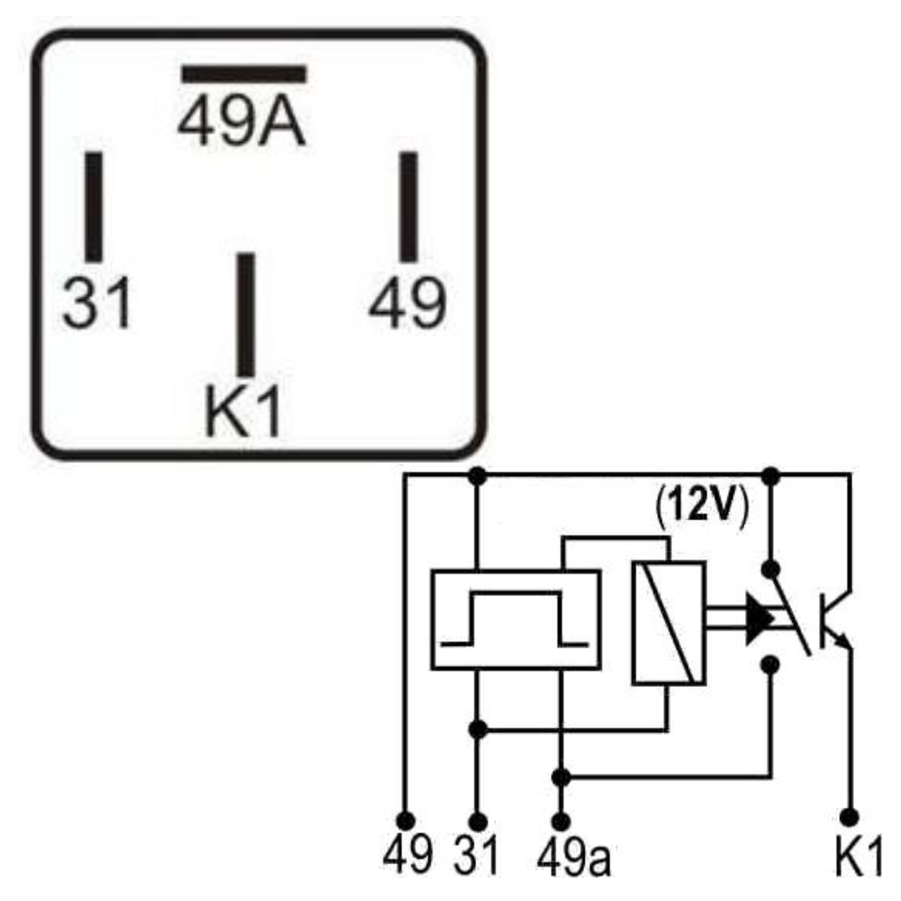 DNI 1112 – Relé de Pisca Híbrido 12V