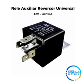 DNI 0116 – Relé Auxiliar Reversor Universal 12V – 40/30A