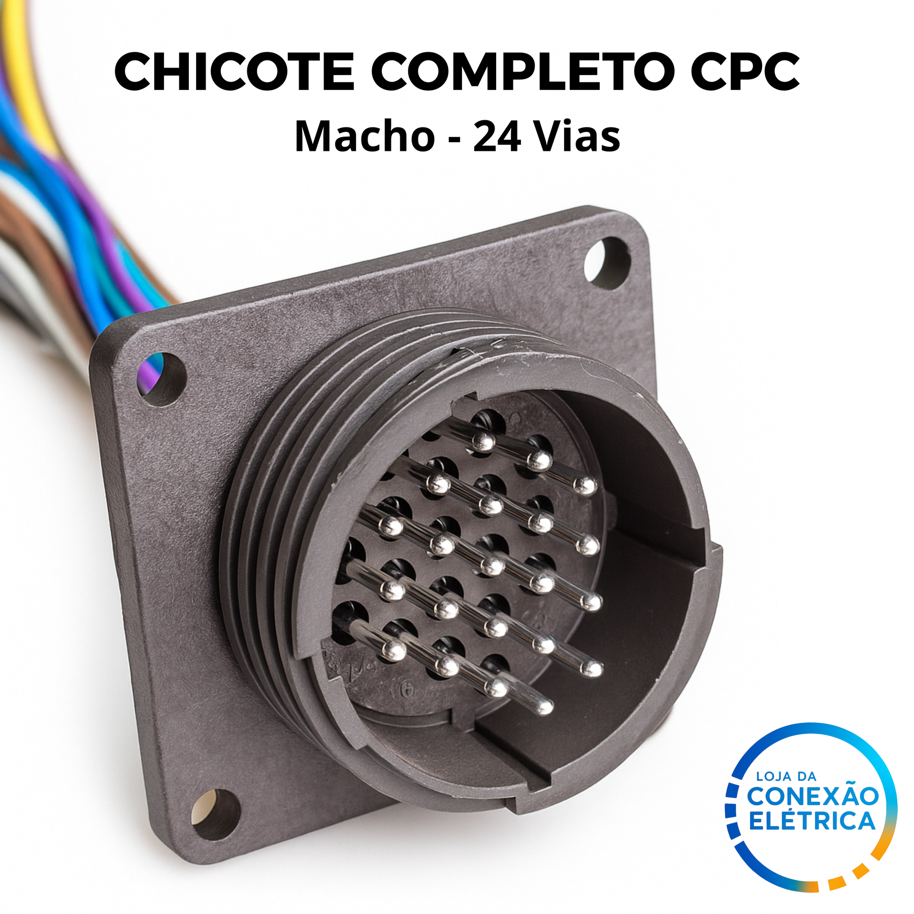 Chicote CPC Macho 24 Vias Completo