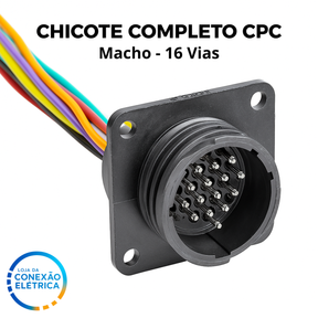 Chicote CPC Macho 16 Vias Completo