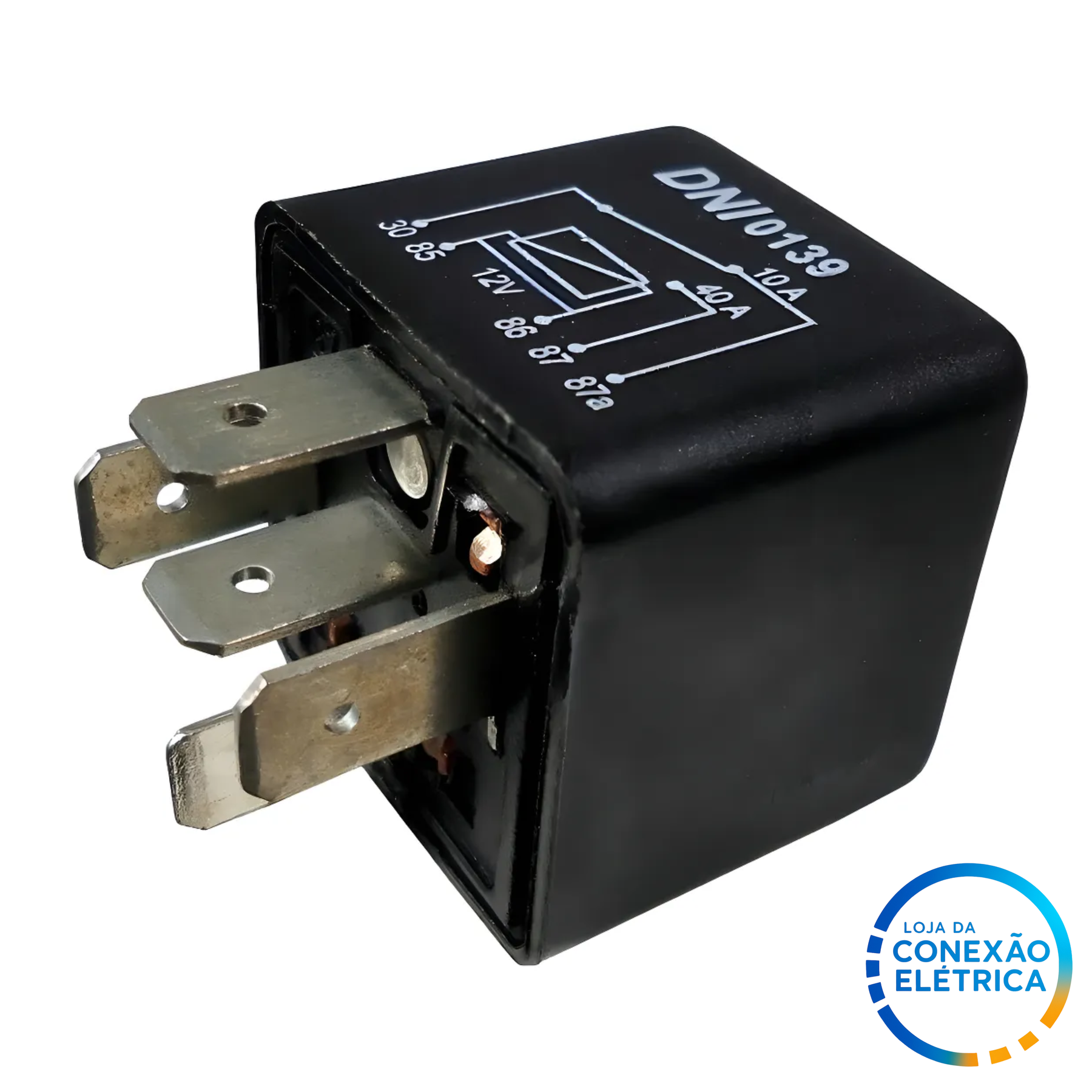 DNI 0139 – Relé Auxiliar Reversor 12V – 40/10A