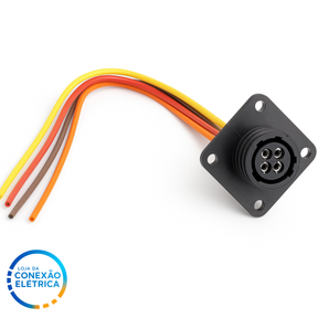 Chicote CPC Fêmea 4 Vias Completo