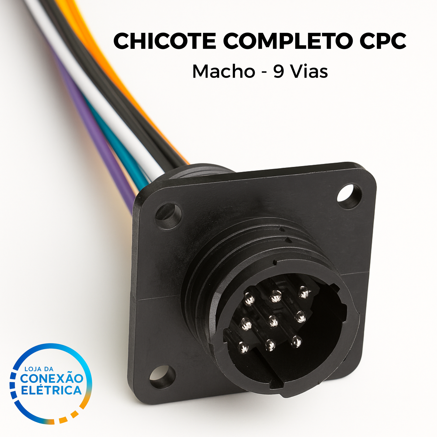 Chicote CPC Macho 9 Vias Completo