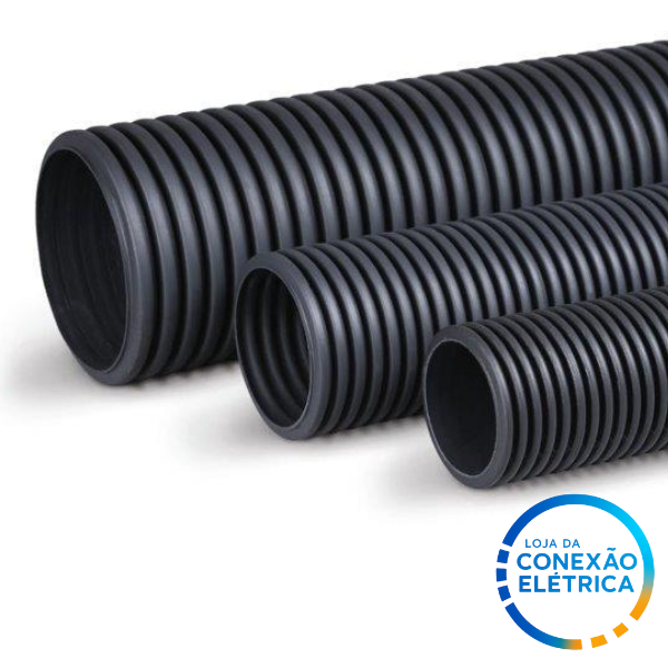 Tubo Corrugado Flexível 12mm – PA6 (Nylon) | Cortado