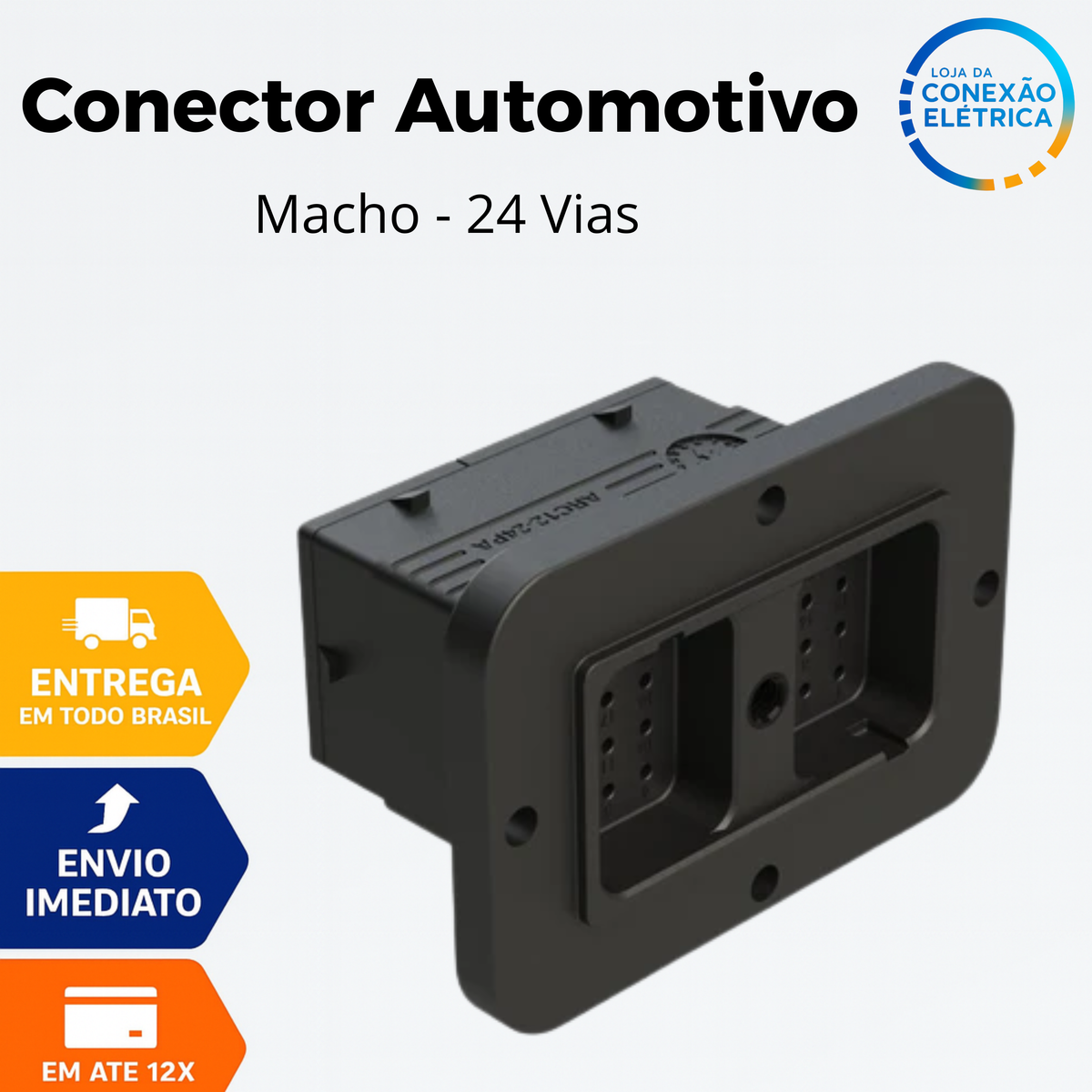 Conector Automotivo 24 Vias -  ARC12-24PA