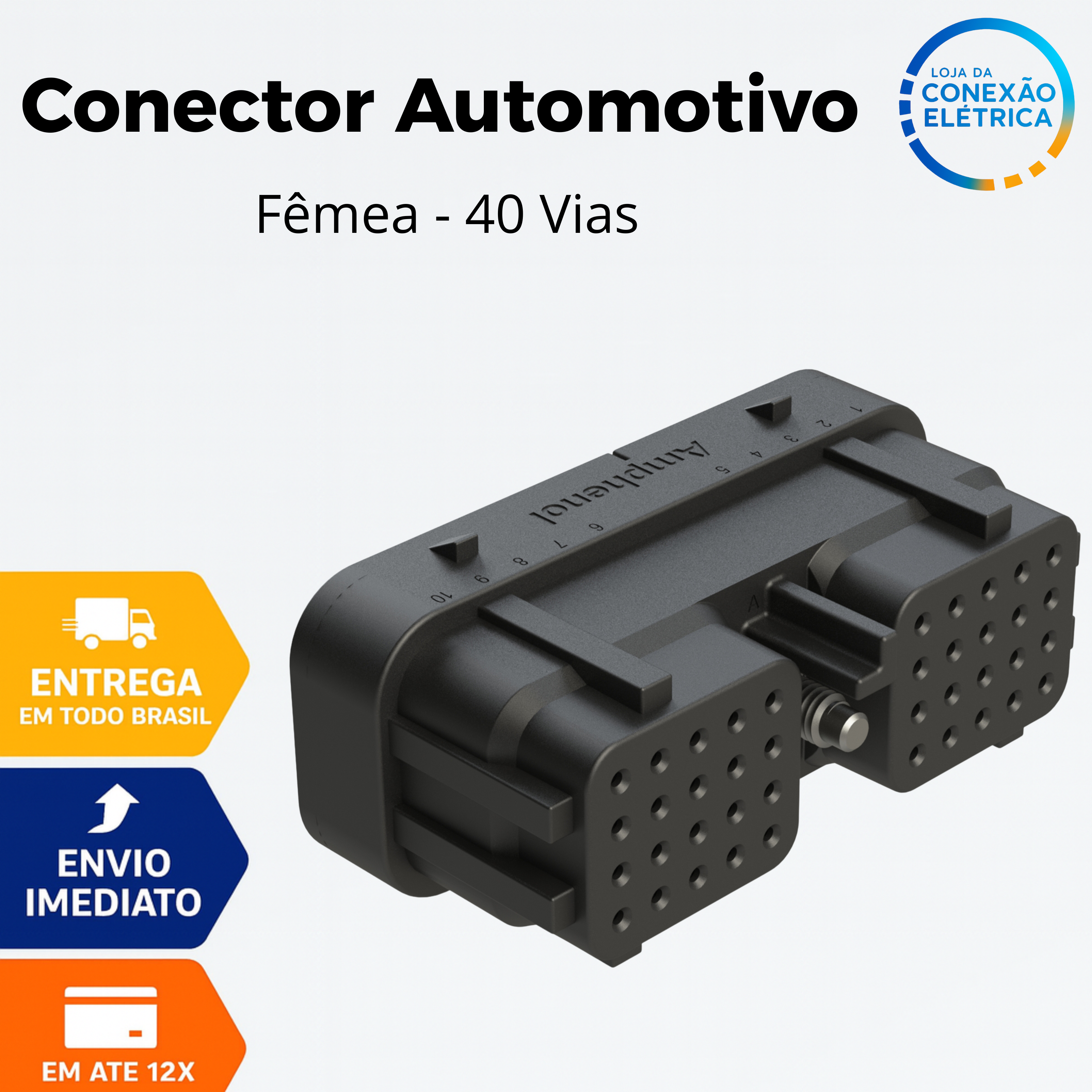 Conector Automotivo  40 Vias - ARC26-40SA