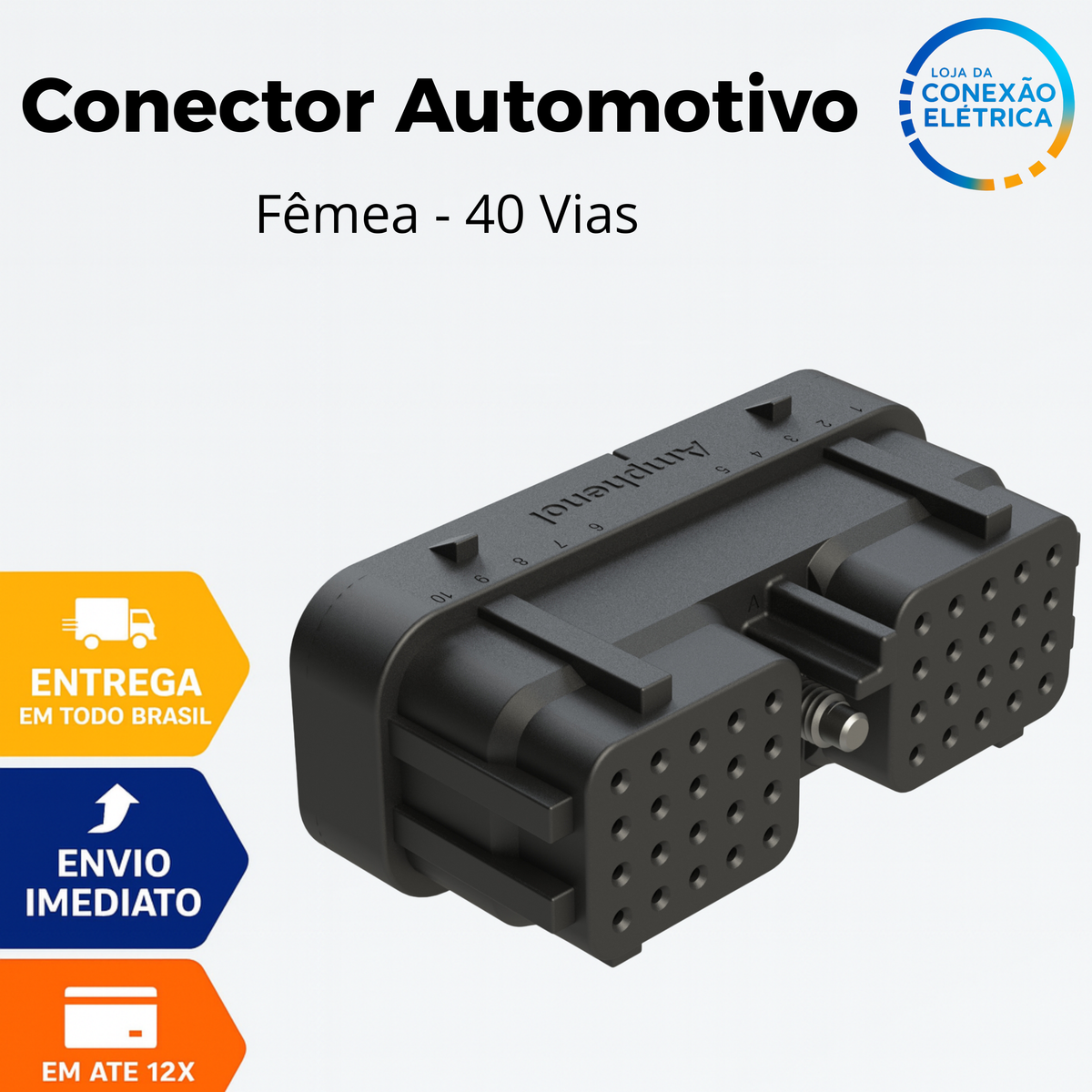 Conector Automotivo  40 Vias - ARC26-40SA