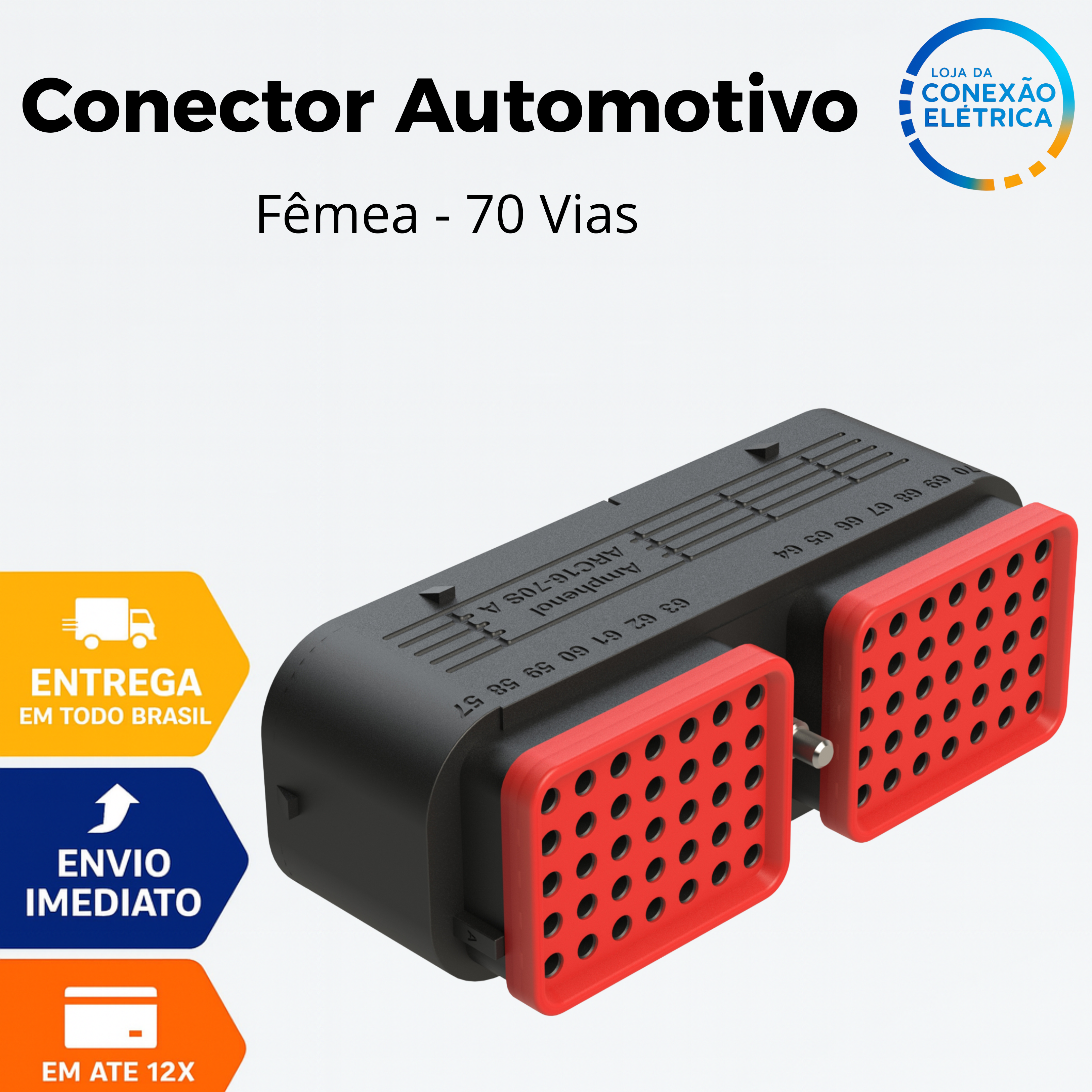 Conector Automotivo 70 Vias – ARC26-70SA (Fêmea)