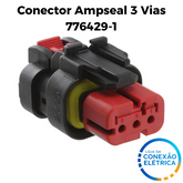 Conector Ampseal 3 Vias - 776429-1