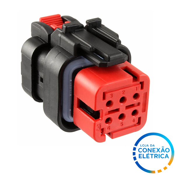 Conector Ampseal 6 Vias - 776531-1