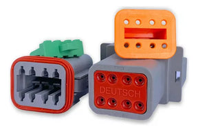 Kit Conector Deutsch/Amphenol Oito Vias Macho E Fêmea AT06-8s AT04-8p 8p - Loja da Conexão Elétrica