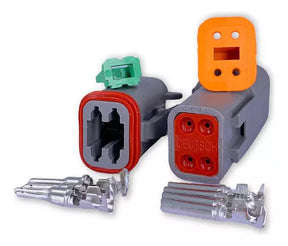 Kit Conector Deutsch/Amphenol 4 Vias Macho E Fêmea AT06-4s AT04-4p 4pinos - Loja da Conexão Elétrica