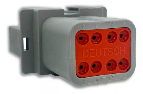 Kit Conector Deutsch/Amphenol Oito Vias Macho E Fêmea AT06-8s AT04-8p 8p - Loja da Conexão Elétrica