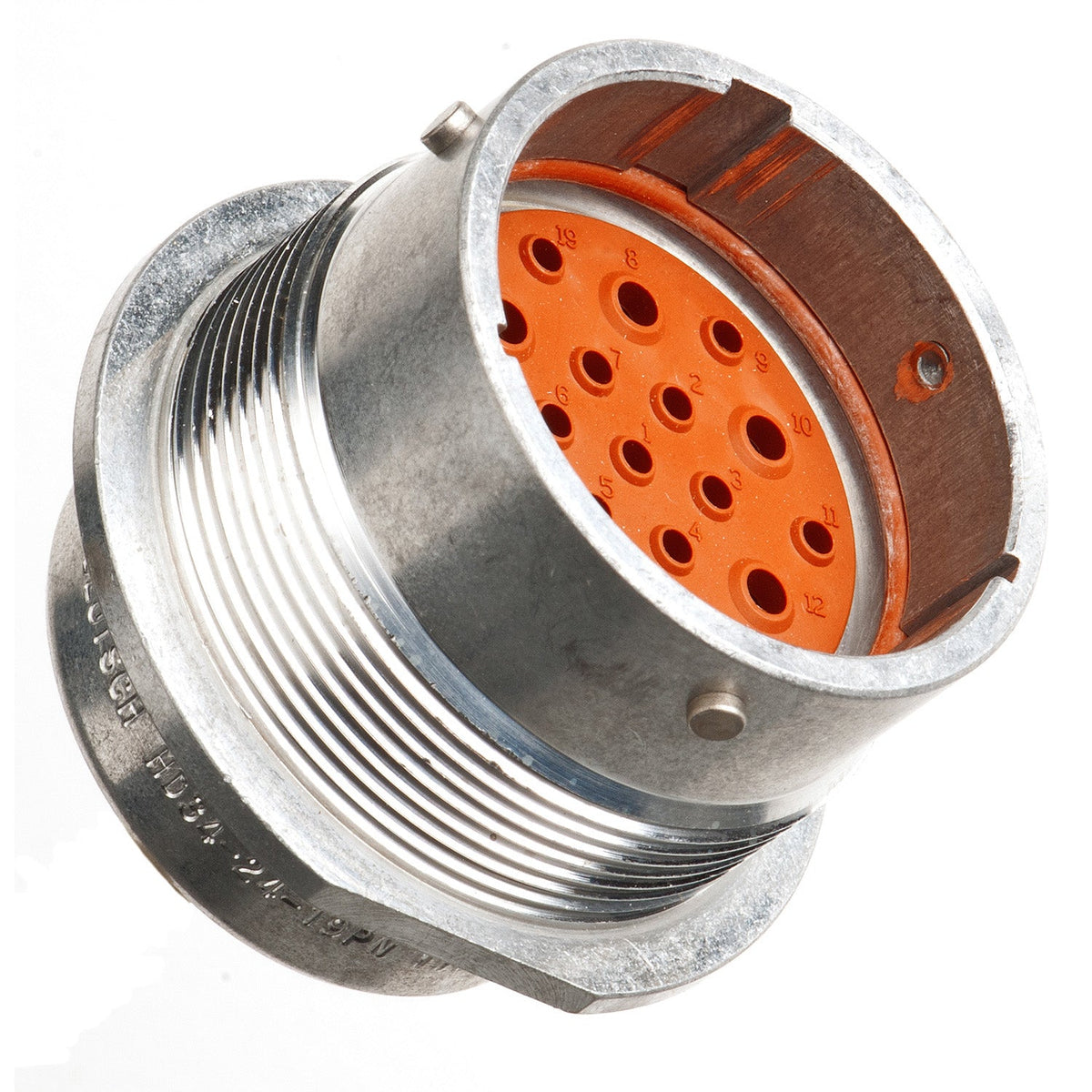 Conector Circular Metálico Macho 24-19PN - Loja da Conexão Elétrica