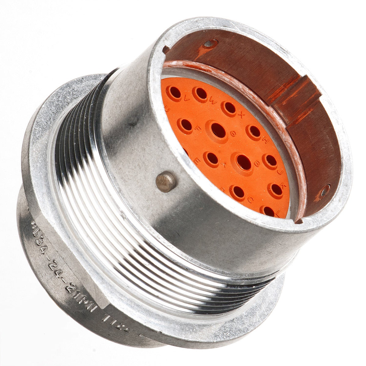 Conector Circular Metálico Macho 24-21PN - Loja da Conexão Elétrica